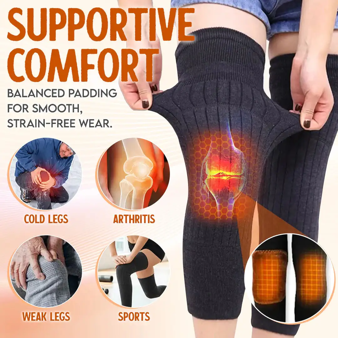 Non-Slip Cashmere Wool Brace Leg Warmer - Image 12