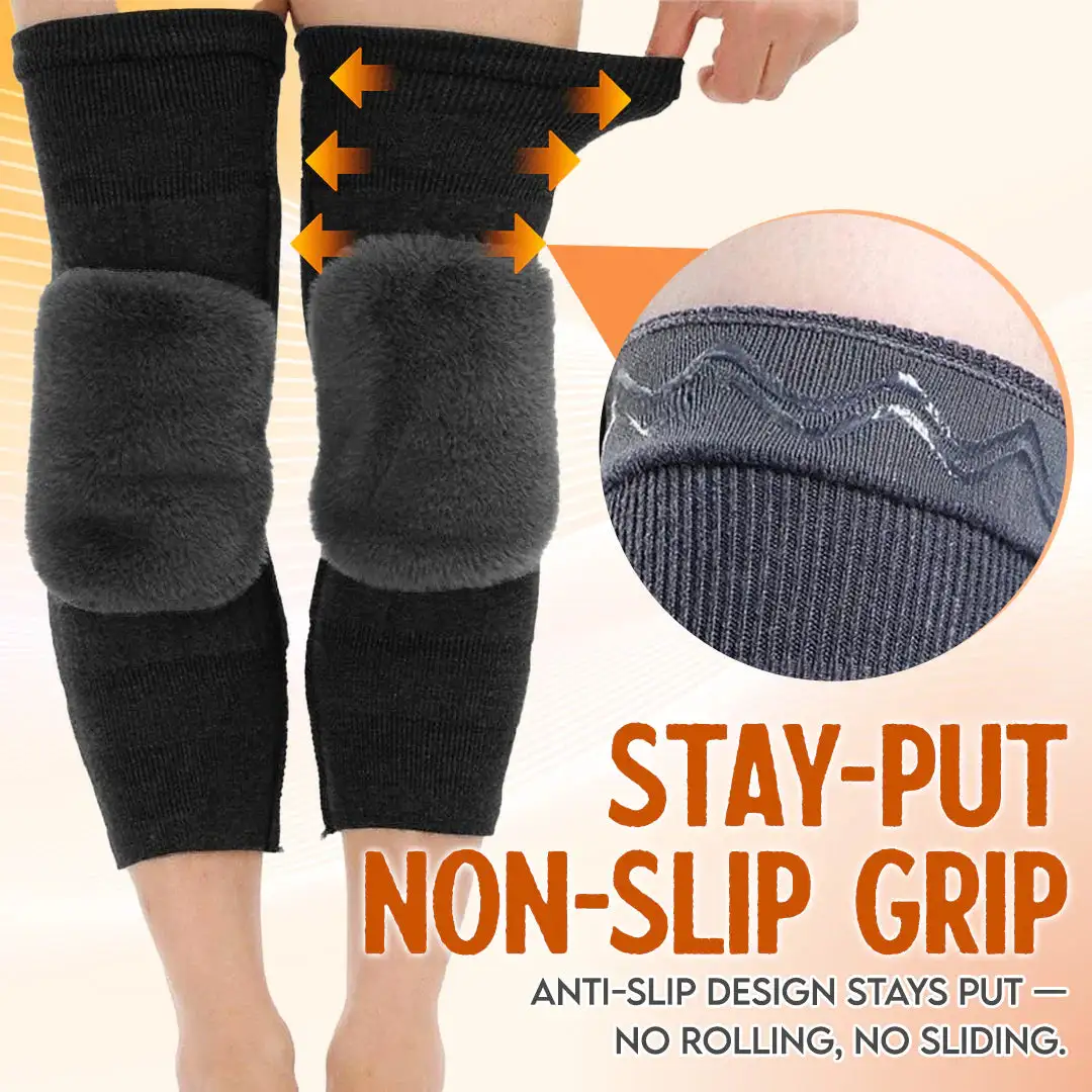 Non-Slip Cashmere Wool Brace Leg Warmer - Image 9