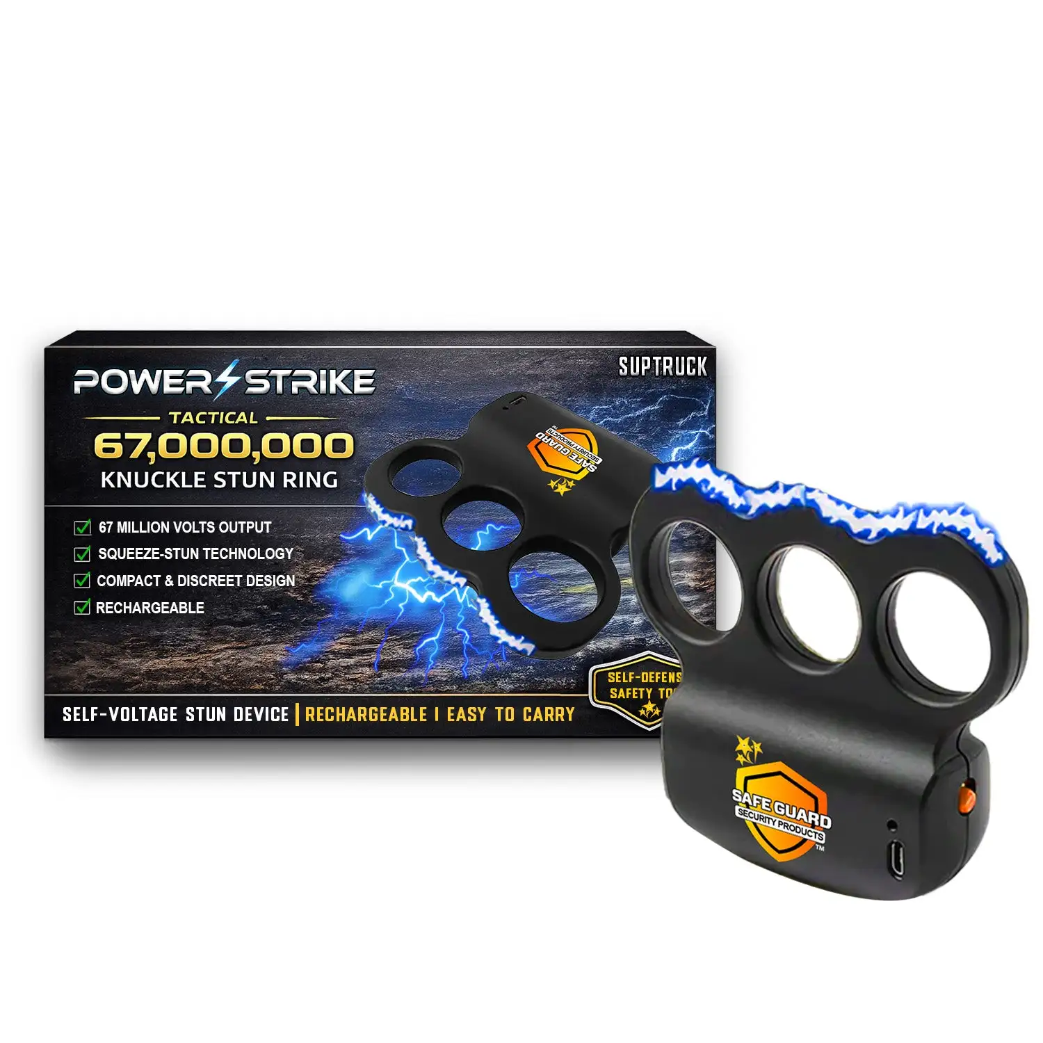 ️💥 2026 Hot Sale 70% OFF ️🔥 POWERSTRIKE Extreme 67,000,000 Knuckle Stun Ring ⚡
