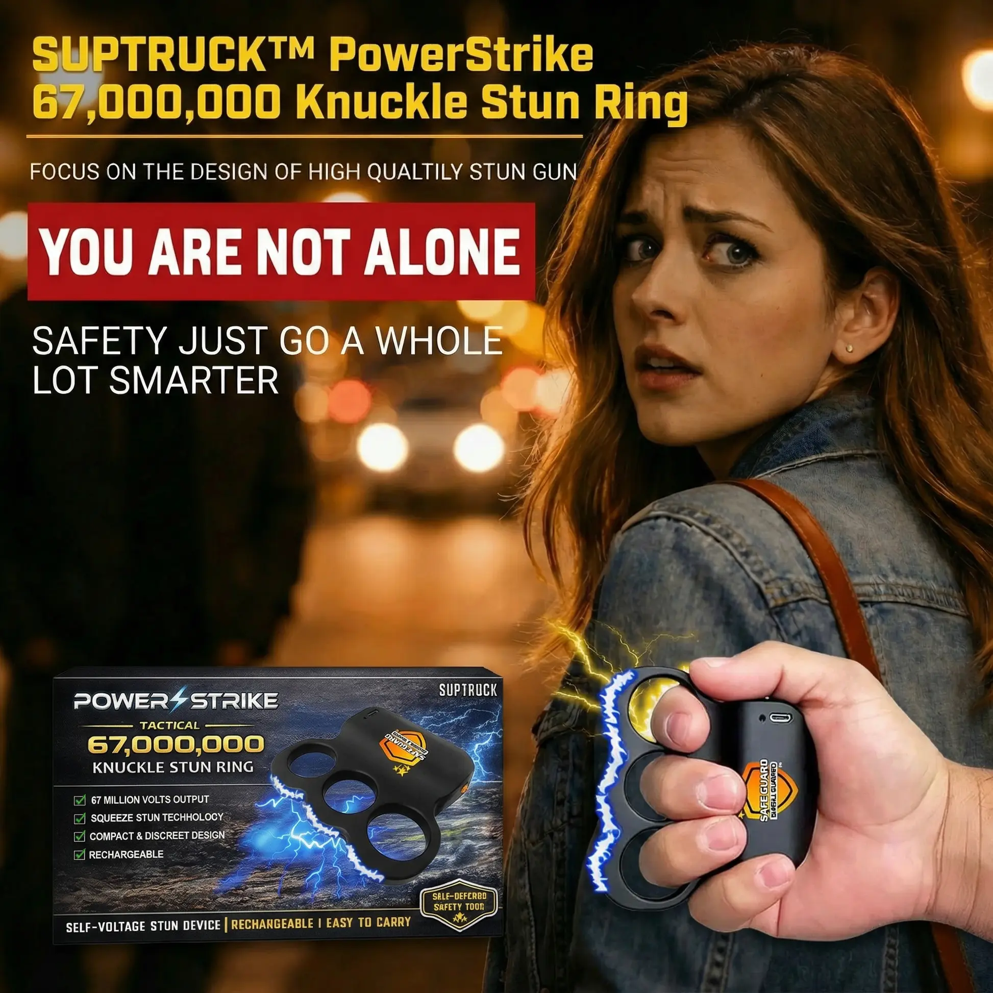 ️💥 2026 Hot Sale 70% OFF ️🔥 POWERSTRIKE Extreme 67,000,000 Knuckle Stun Ring ⚡ - Image 2