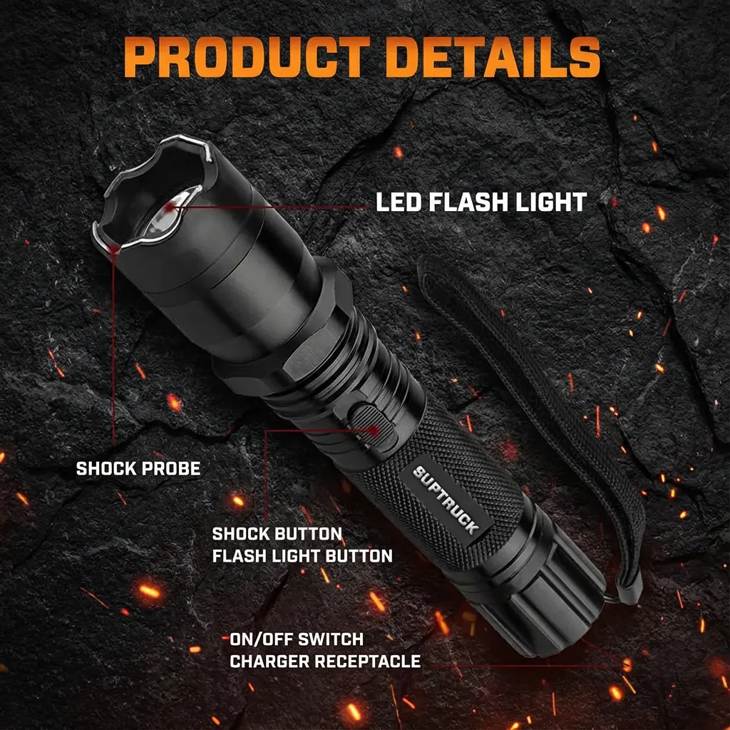 VoltGuard 95M Stun Flashlight - Image 7