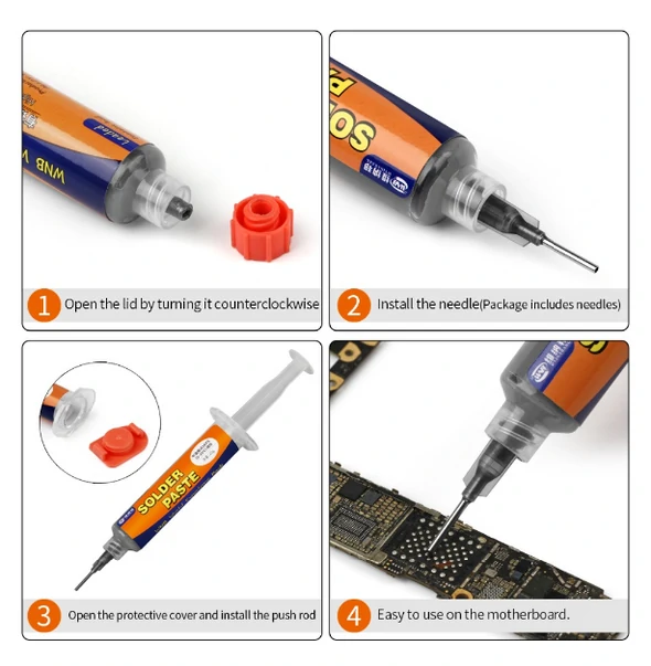【BUY 2 GET 1 FREE】20g BGA Syringe Tin Solder Paste Leaded Sn63/Pb37 Melting Point 183℃ - Image 5