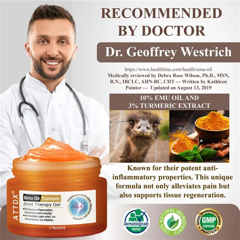 Emu Oil Turmeric Bone Sooth Gel - Image 5