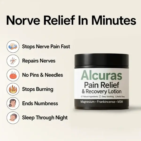 Alcuras Neuropathy Pain Relief & Repair Lotion - Image 2