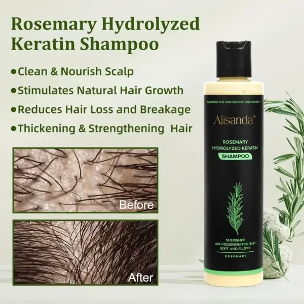 Rosemary Hydrolyzed Keratin Shampoo - Image 7