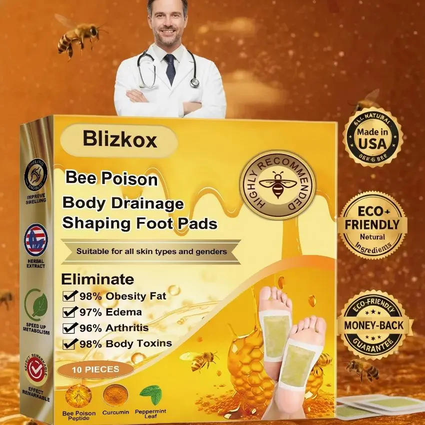 Detox Foot Pads for Drainage & Slimming Support,Visible Results in 7 Days ✅ For Weight, Skin, Diabetes & Joint Health 🗽