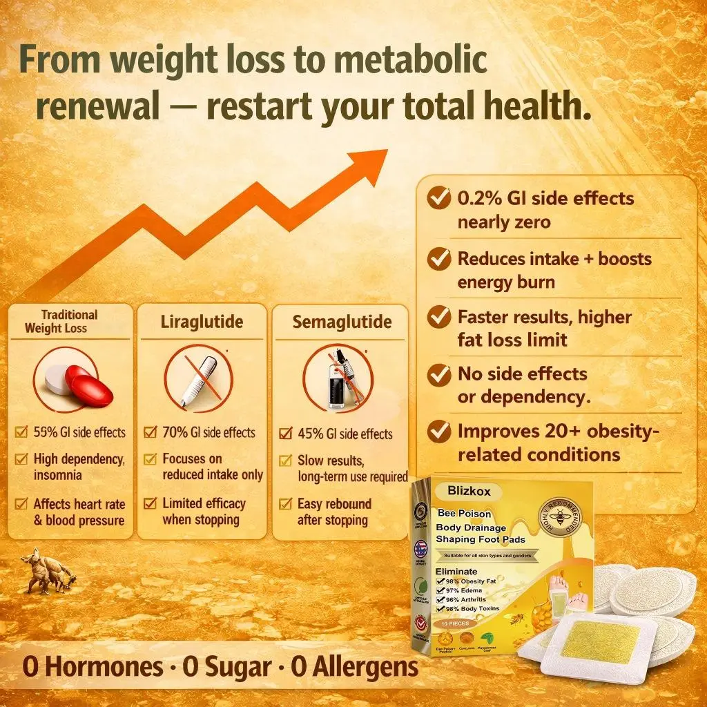 Detox Foot Pads for Drainage & Slimming Support,Visible Results in 7 Days ✅ For Weight, Skin, Diabetes & Joint Health 🗽 - Image 3