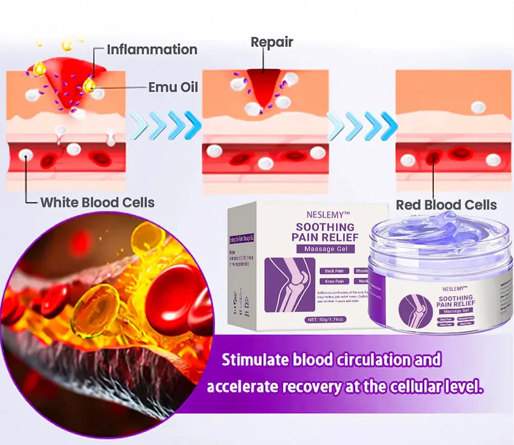 Pain Relief Gel – With Turmeric & Emu Oil for Arthritis & Joint Support - Image 2