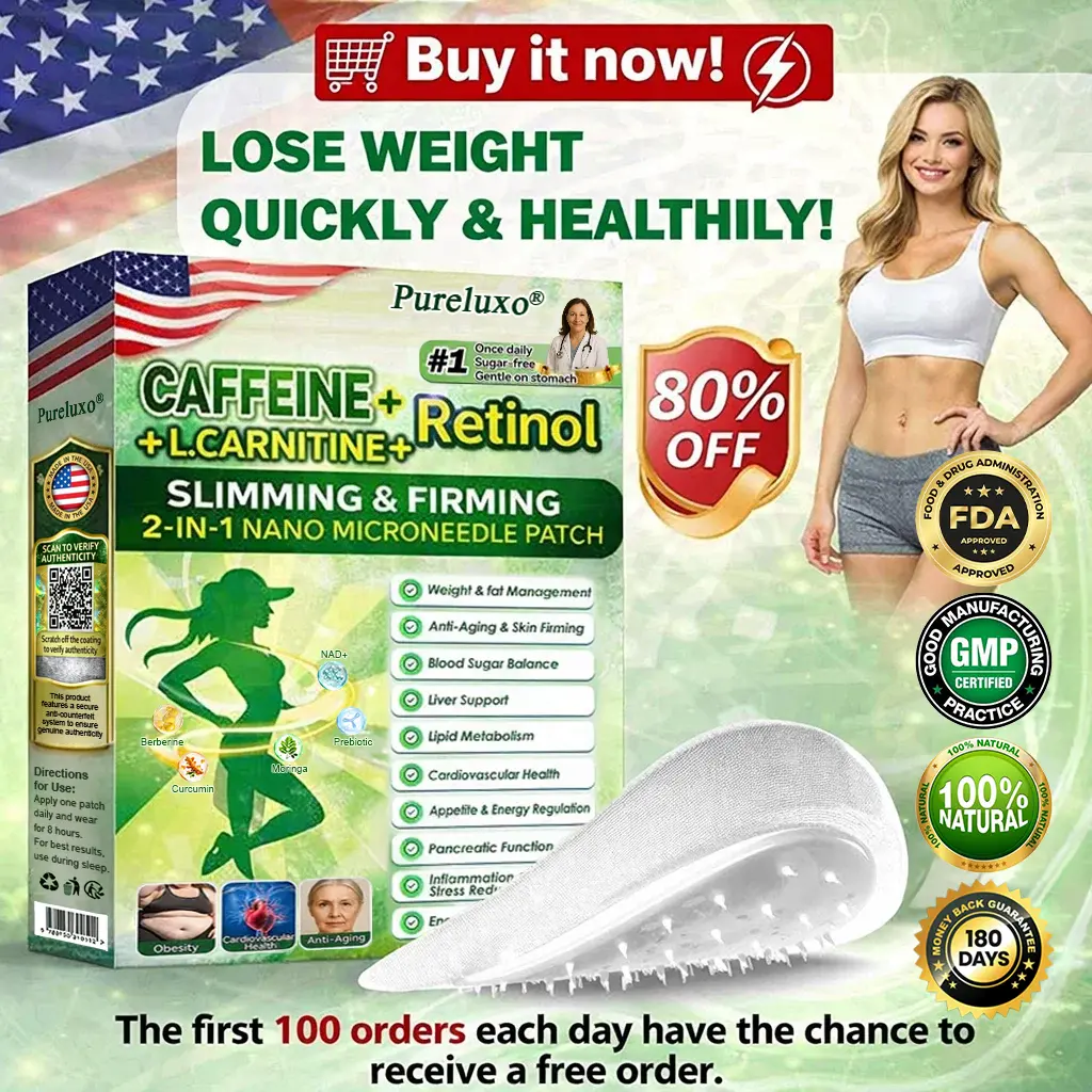 Caffeine · L-Carnitine × Retinol | Slimming & Firming 2-in-1 Nano Microneedle Patch