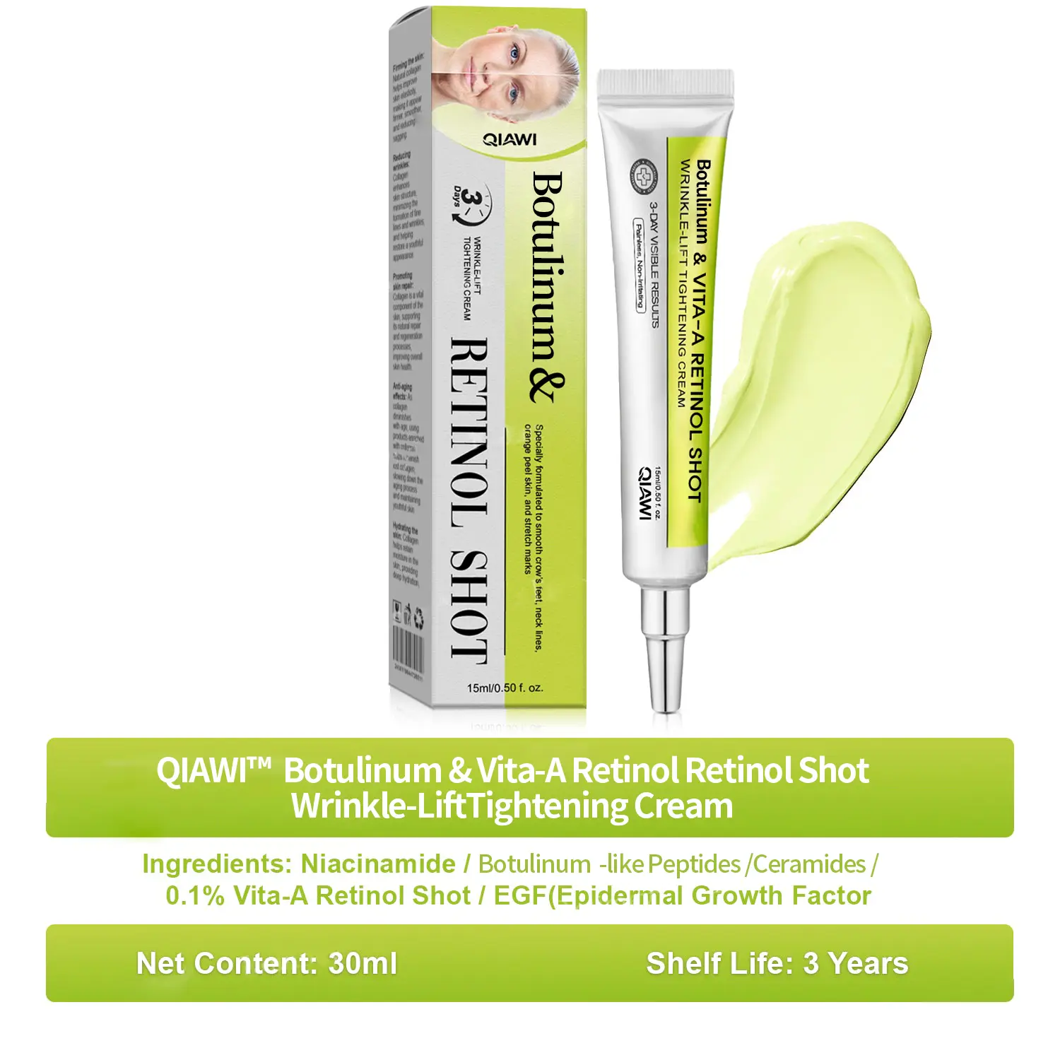 Botulinum & Vita-A Retinol Shot Wrinkle-Lift Tightening cream - Image 16