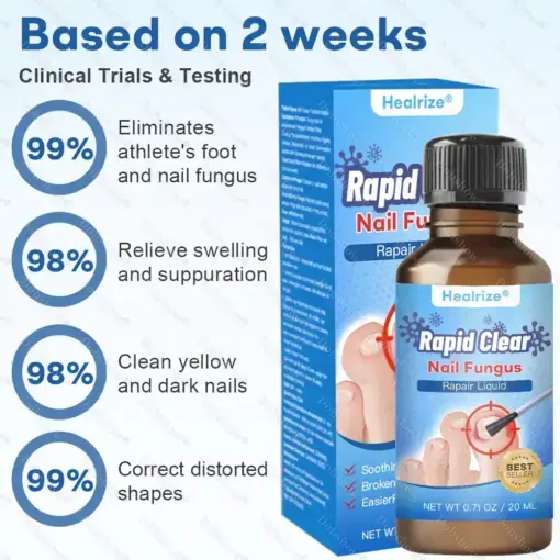 Nano Rapid Clear Nail Fungus Rapair Liquid Effective in Seven Days, Permanently Eliminates the Root - Image 9