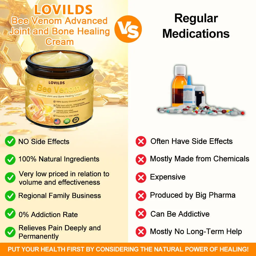 LOVILDS Bee Venom Advanced Joint and Bone Healing Cream - Image 5