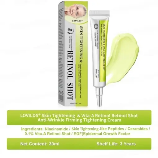 Skin Tightening Vita-A Retinol Retinol shot Anti-Wrinkle Firming Tightening cream – Last Day Promotion 70 OFF - Image 11