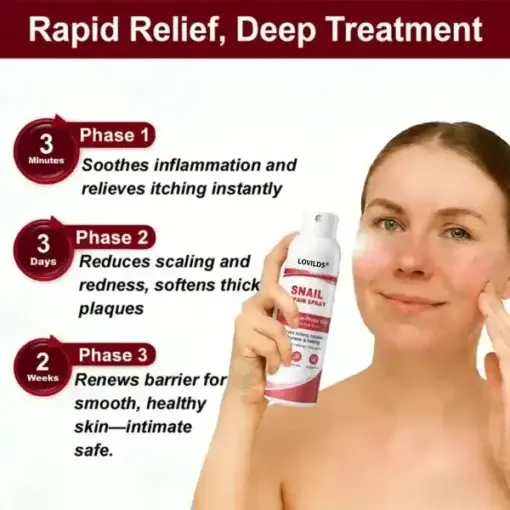 Snail Repair Spray for Itchy, Flaky Psoriasis Skin - Image 5