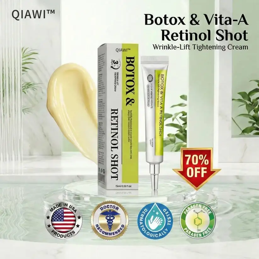 Botox & Retinol Shot - Eraser for Deep Wrinkles - Sagging Jowls & Puffy Eyes
