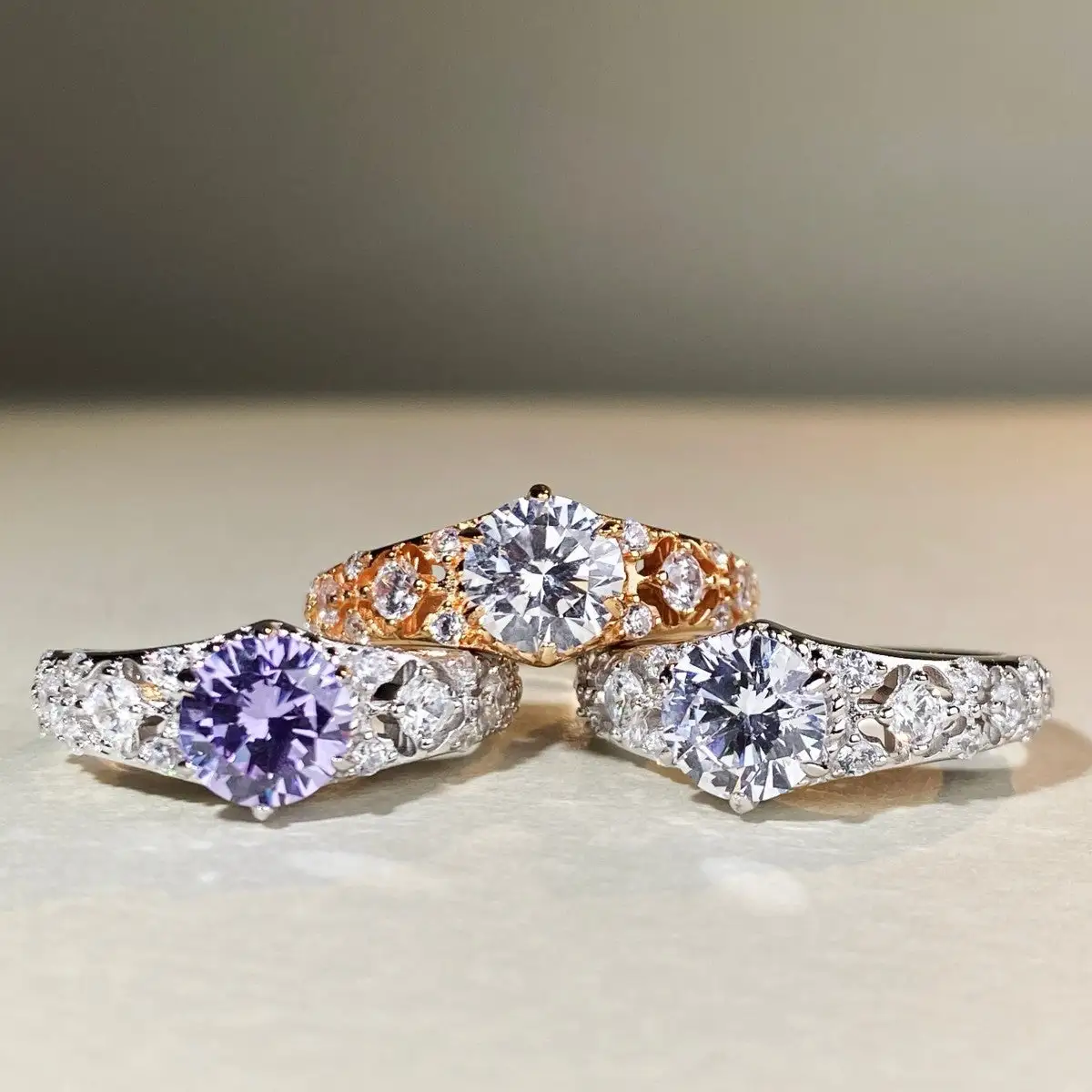 Magnetology Moissanite Diamond Ring - Image 7