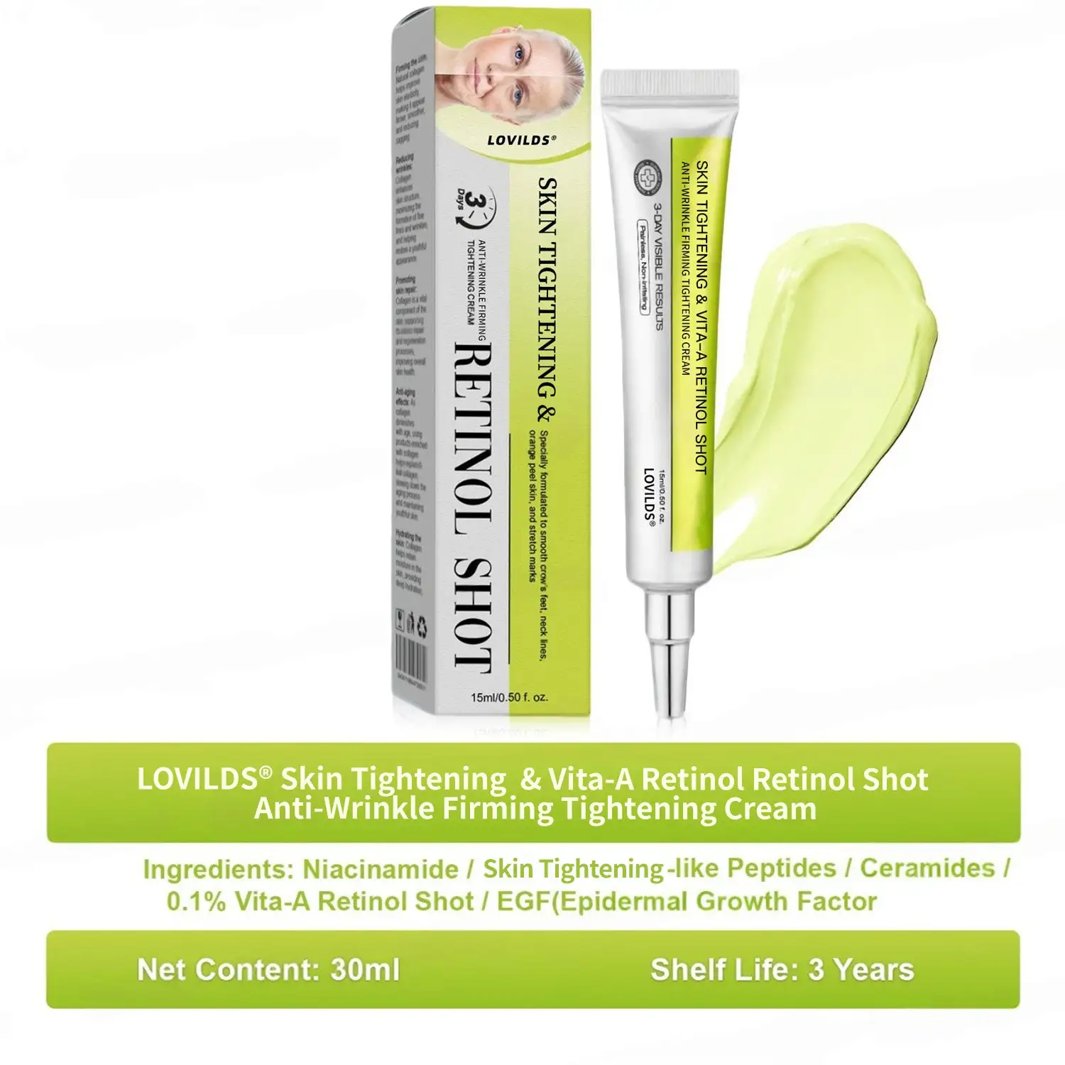 Skin Tightening & Vita-A Retinol Retinol shot Anti-Wrinkle Firming Tightening cream - Last Day Promotion 70% OFF - Image 11