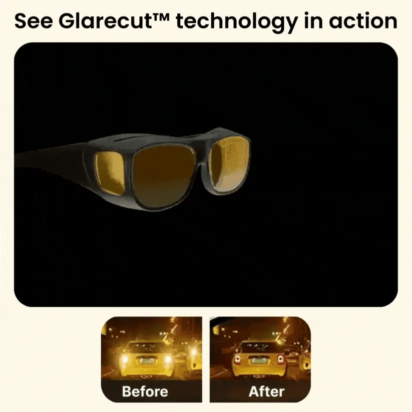 Fit Over Night Driving Glasses with GlareCut Technology - Image 7