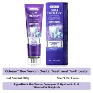 Bee Venom Toothpaste Regrow Gums, Stop Sensitivity Remove Tartar Naturally.