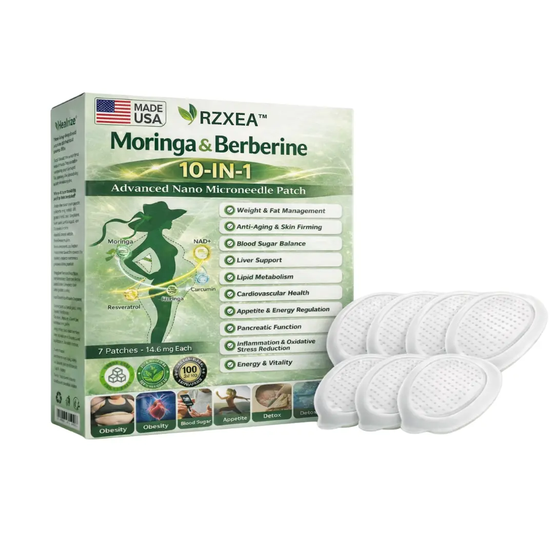 Moringa & Berberine NAD+ 10-in-1 Nano Microneedle Patch - Image 6