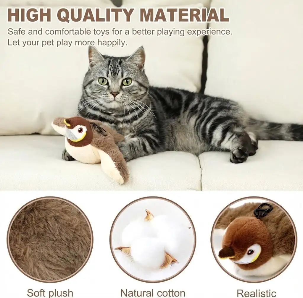 Interactive Chirping Bird Cat Toy - Image 6
