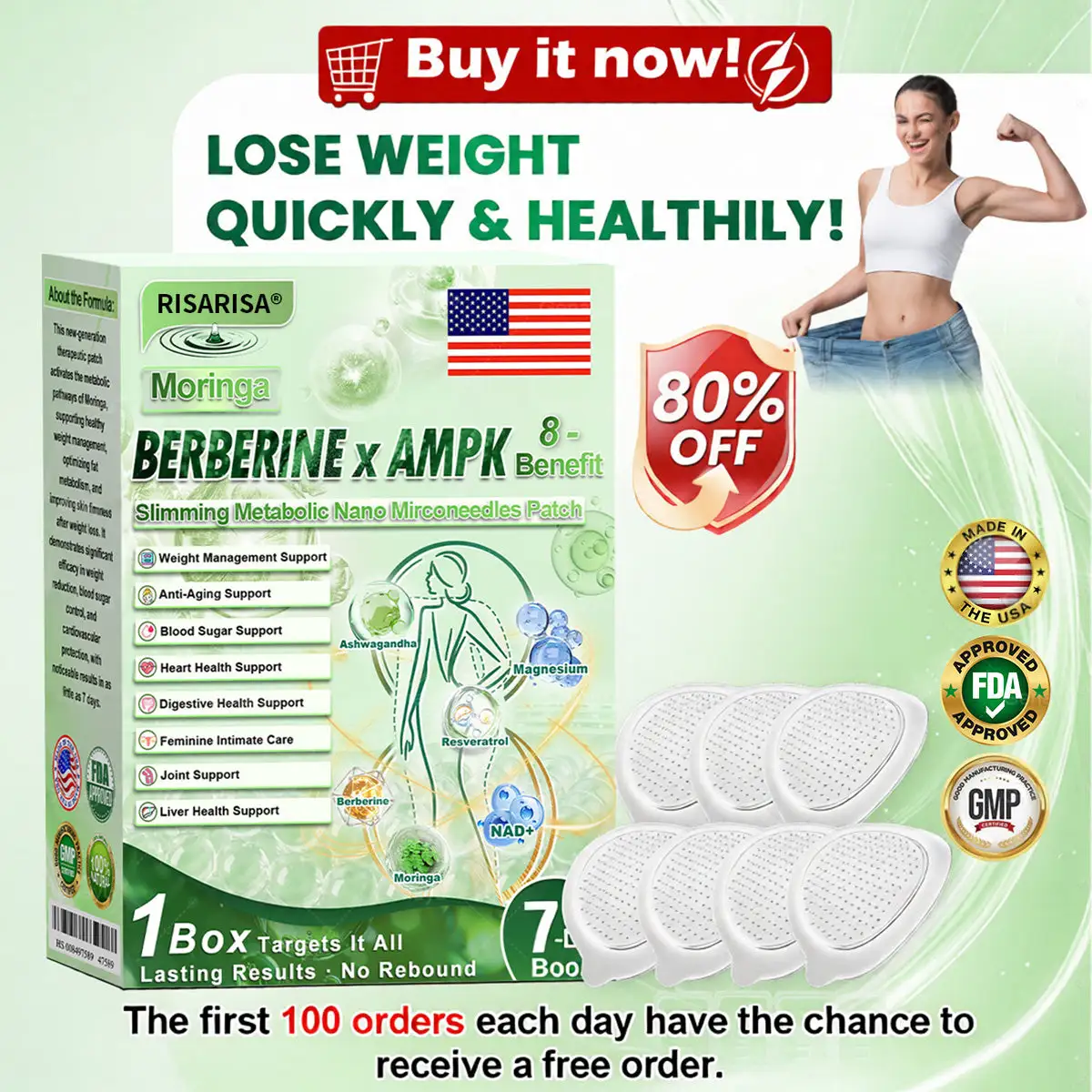 𝐌𝐨𝐫𝐢𝐧𝐠𝐚 × 𝐁𝐞𝐫𝐛𝐞𝐫𝐢𝐧𝐞 × 𝐀𝐌𝐏𝐊 𝟖-𝐁𝐞𝐧𝐞𝐟𝐢𝐭 𝐒𝐥𝐢𝐦𝐦𝐢𝐧𝐠 𝐅𝐨𝐫 𝐖𝐞𝐢𝐠𝐡𝐭 𝐌𝐚𝐧𝐚𝐠𝐞𝐦𝐞𝐧𝐭