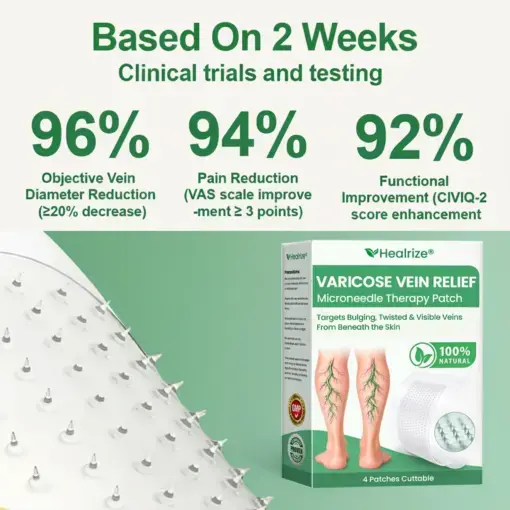 VeinEase Microneedle Care PatchInstant Relief, Long-Term Results - Image 6