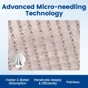 Alternative view of Vein Ease Microneedle Therapy Patch