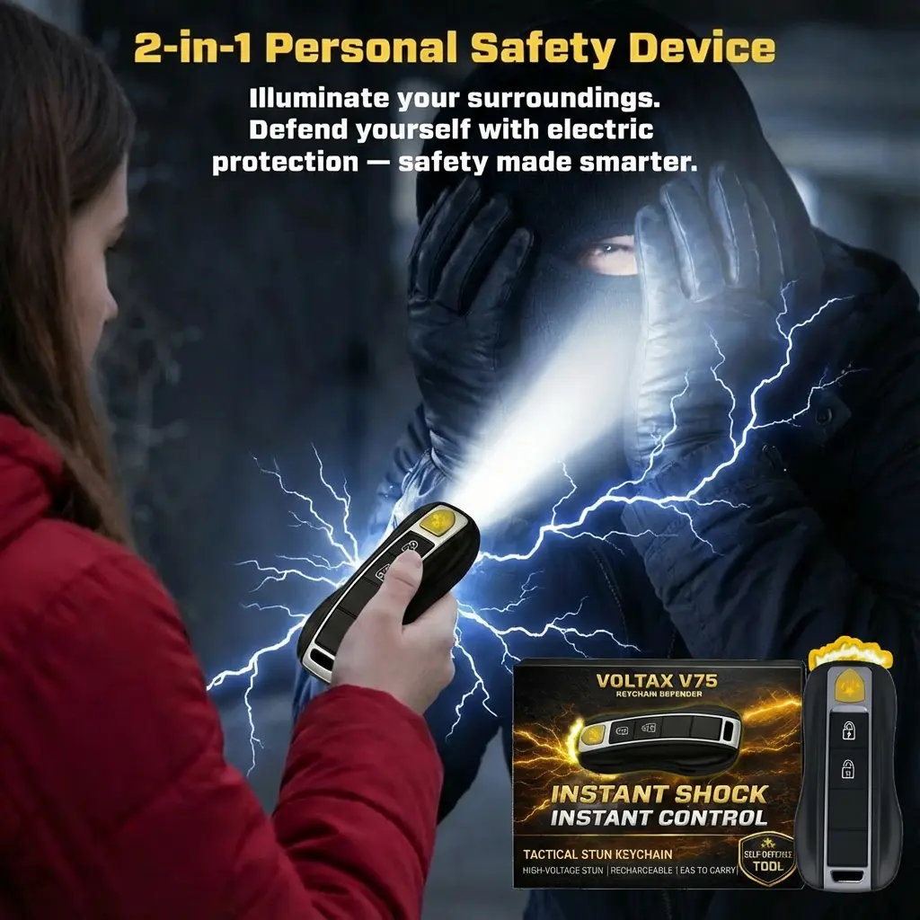 Voltax 75M Stun Keychain Flashlight - Image 3