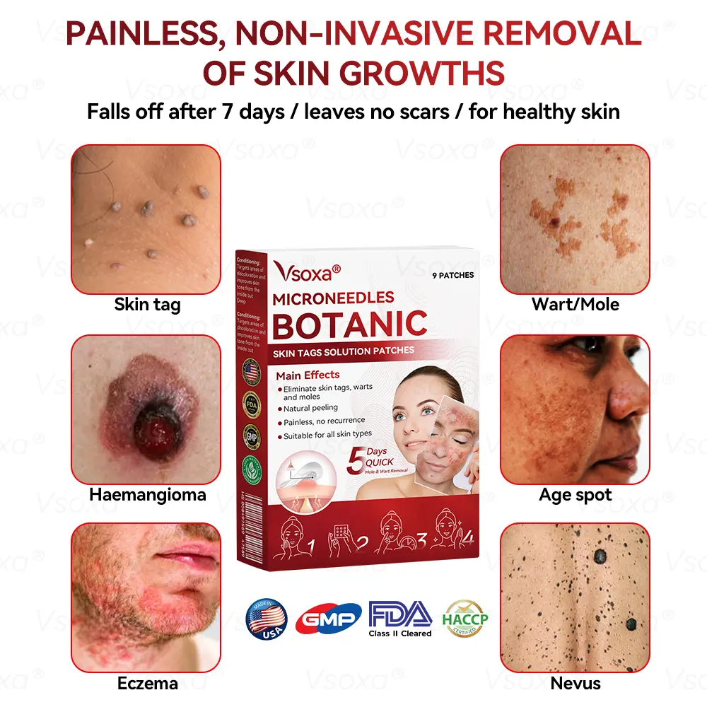 Microneedles Botanical Skin Tags Solution Patches - Image 9