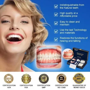 Alternative view of 🌎Ends Today: 70% OFF! Medical Full Denture with Strong Suctiond