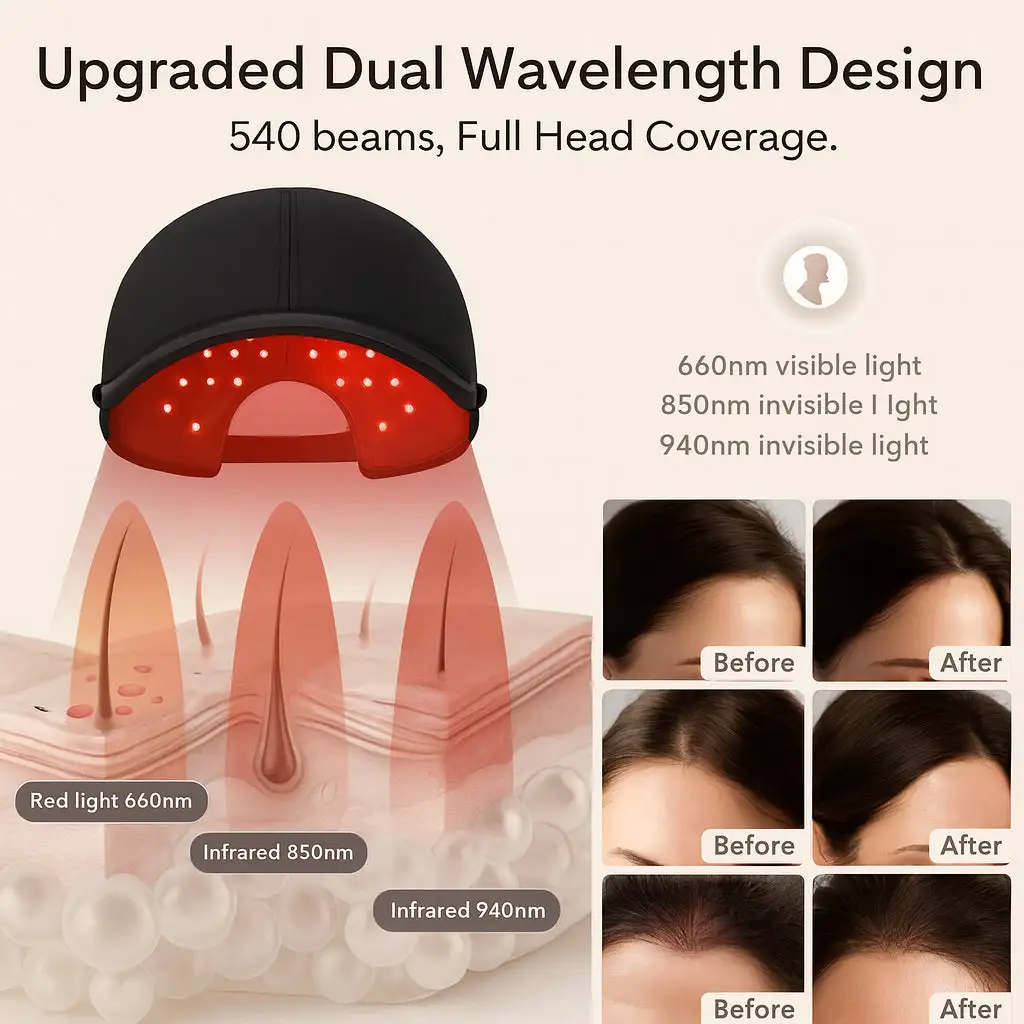 Hair Growth Cap — Regrow Thicker Hair in 90 Days - Image 5