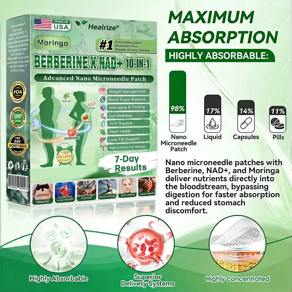 Moringa · Berberine × NAD+ 𝟏𝟎-𝐢𝐧-𝟏 𝐀𝐝𝐯𝐚𝐧𝐜𝐞𝐝 𝐍𝐚𝐧𝐨 𝐌𝐢𝐜𝐫𝐨𝐧𝐞𝐞𝐝𝐥𝐞 𝐏𝐚𝐭𝐜𝐡 - Image 14