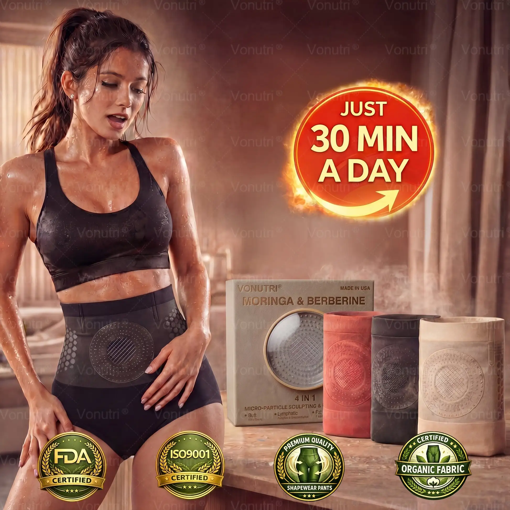 Thermogenic Fat-Burning Sculpting Shorts