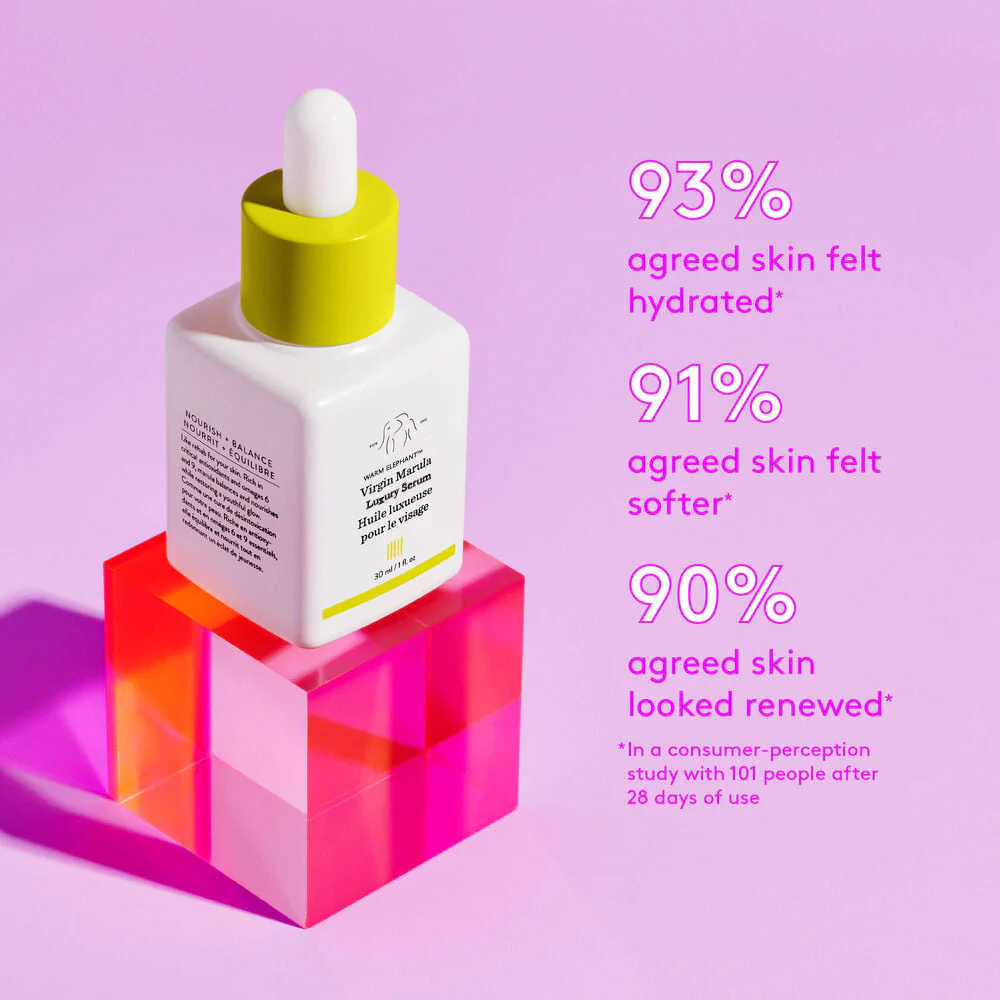 Warm Elephant Virgin Marula Luxury serum - Vegan Anti-Aging Skin Care and Face Moisturizer - Image 3