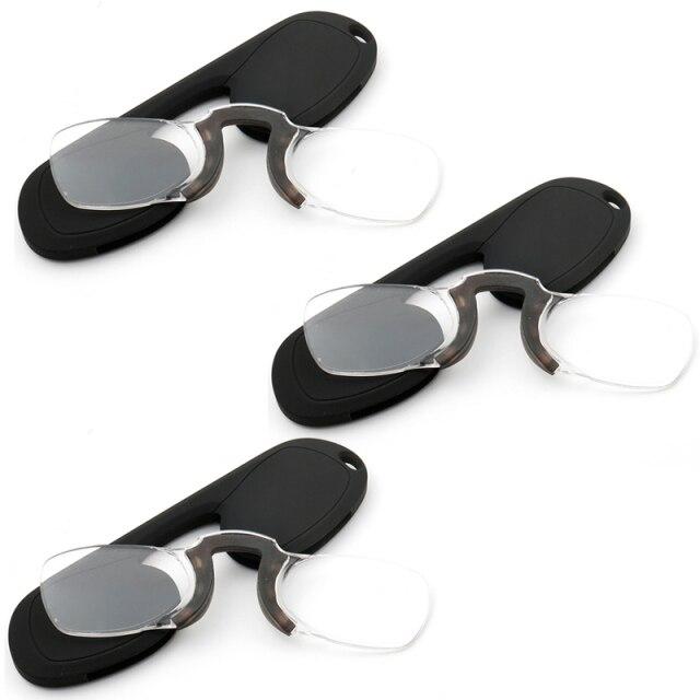Portable Mini Nose Clip Reading Glasses - Image 13