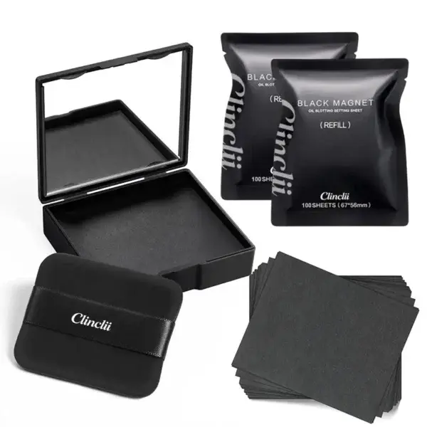 CLINCLII Oil Blotting Sheets + Powder 2026
