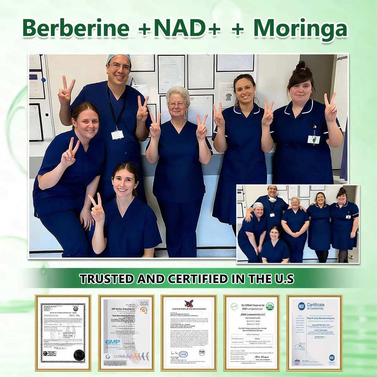 Moringa · Berberine × NAD+ 10-in-1 Slimming & Firming Microneedle Patch - Image 5