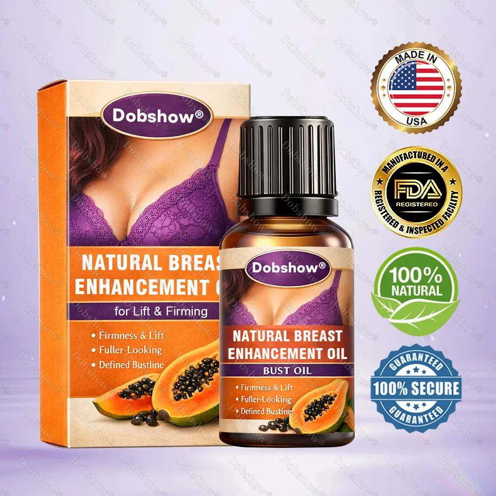 Natural Breast Enhancement Oil for Lift & Firming– Improve Elasticity & Shape