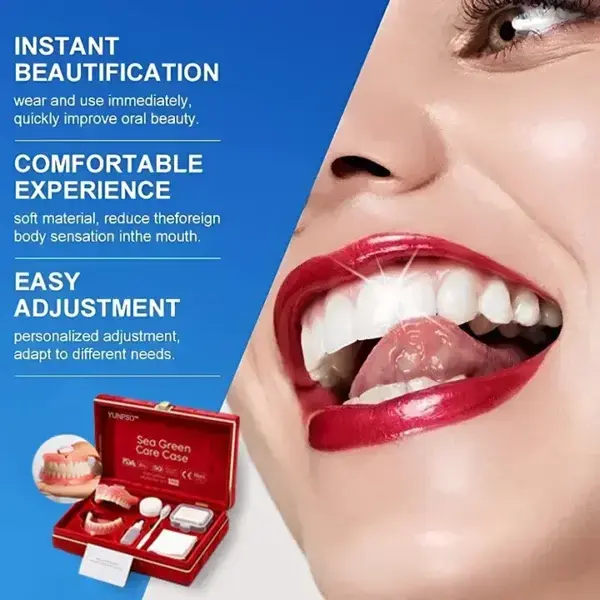 Medical Full Denture with Strong Suctiond Custom-Fit Full Functional Dentures - Image 3