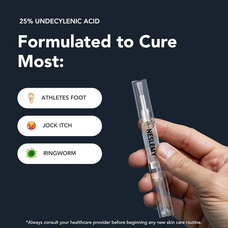 Antifungal Pen – 25% Undecylenic Acid Treatment for Athlete’s Foot &Skin Fungus - Image 2