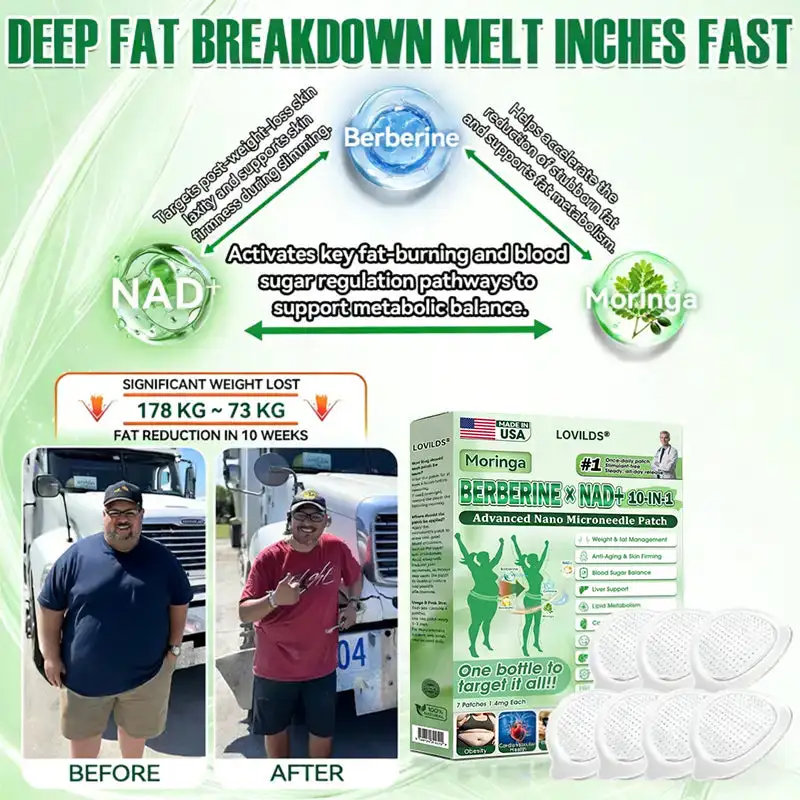 Moringa · Berberine × NAD+ 𝟏𝟎-𝐢𝐧-𝟏 𝐀𝐝𝐯𝐚𝐧𝐜𝐞𝐝 𝐍a𝐧𝐨 𝐌𝐢𝐜𝐫𝐨𝐧𝐞𝐞𝐝𝐥𝐞 𝐏𝐚𝐭𝐜𝐡 - Image 16