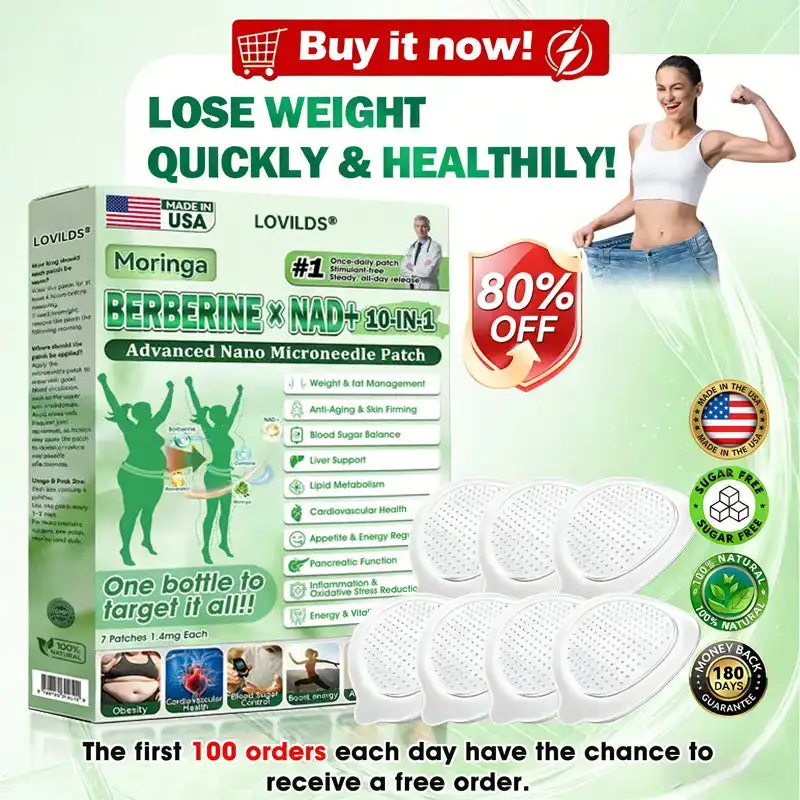 Moringa · Berberine × NAD+ 𝟏𝟎-𝐢𝐧-𝟏 𝐀𝐝𝐯𝐚𝐧𝐜𝐞𝐝 𝐍a𝐧𝐨 𝐌𝐢𝐜𝐫𝐨𝐧𝐞𝐞𝐝𝐥𝐞 𝐏𝐚𝐭𝐜𝐡 - Image 2