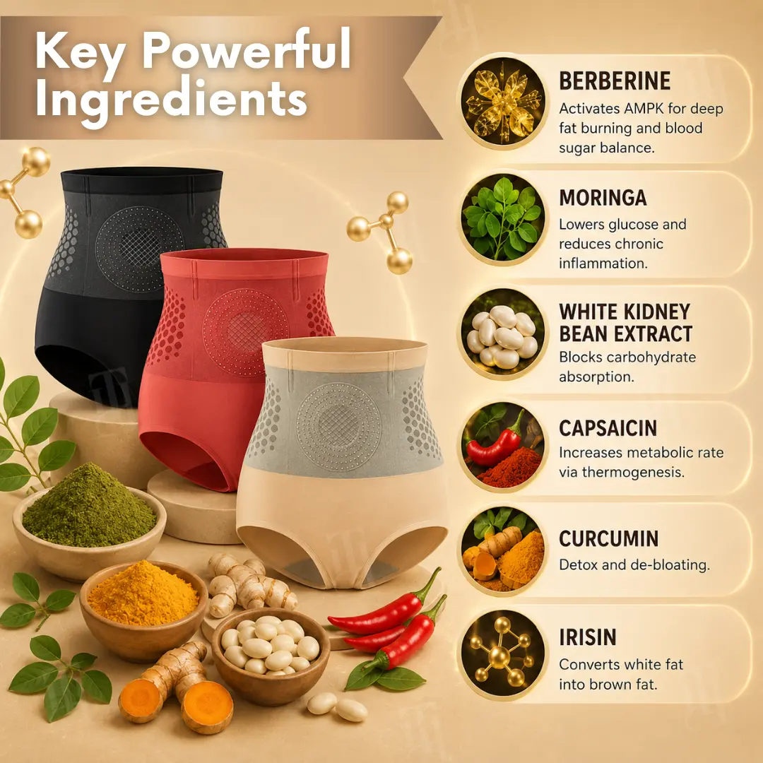 2026 8-in-1 Moringa & Berberine Thermogenic Sculpting Shorts - Image 6