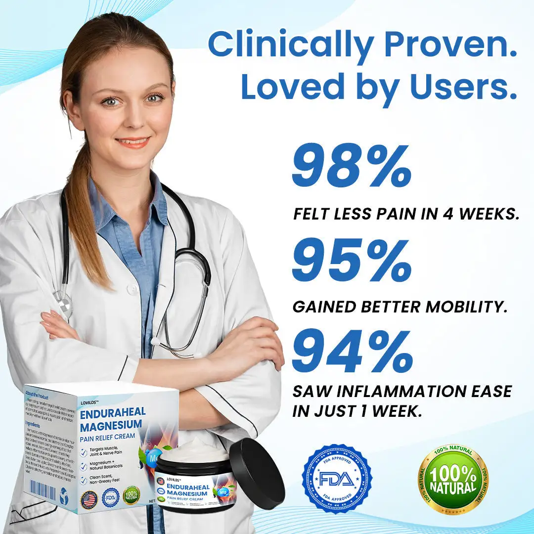 EnduraHeal Magnesium Pain Relief Cream - Image 2