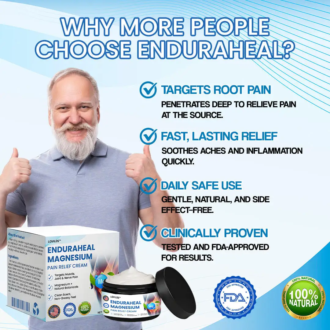 EnduraHeal Magnesium Pain Relief Cream - Image 9