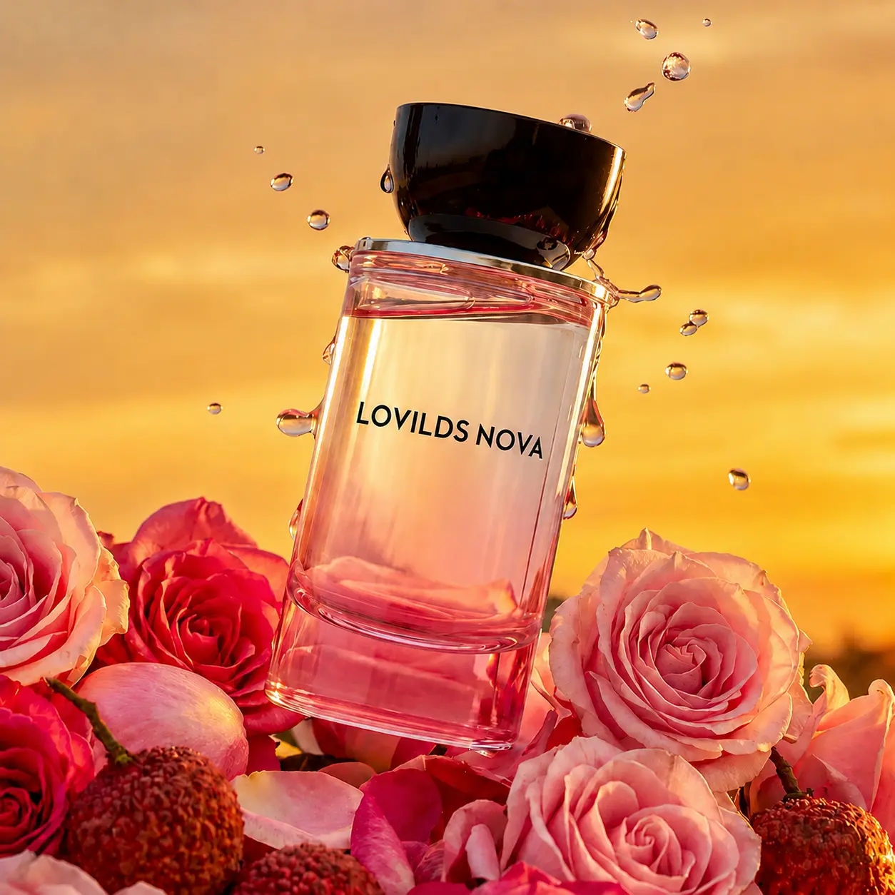 LOVILDS Nova | Rosey Fruity Floral | Extrait De Parfum | Long Lasting Luxury Fragrance