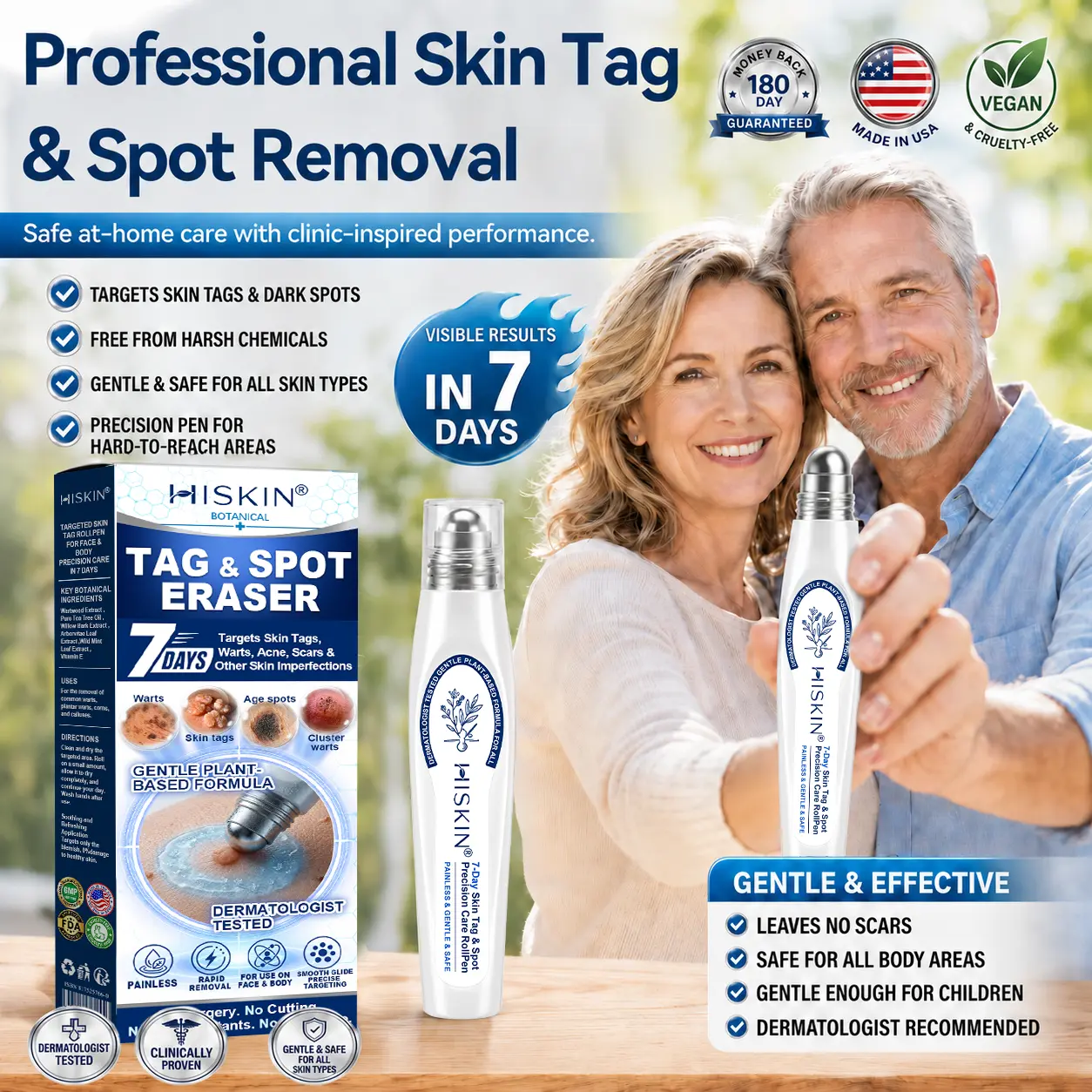 ๐-๐๐๐ ๐๐ธ๐ข๐ง ๐๐๐ด & ๐๐ฉ๐ค๐ญ ๐๐ซ๐๐ฌ๐๐ซ Painless & Scar-Free Advanced Imperfection Removal Rollerball Pen