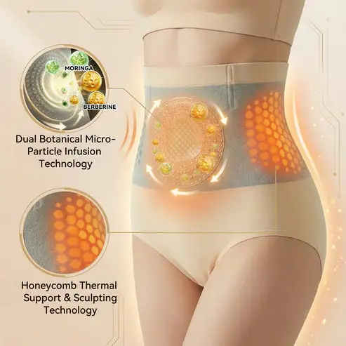 2026 Moringa and Berberine 4-in-1 Microparticle Shaping and Fat Burning Shorts - Image 16