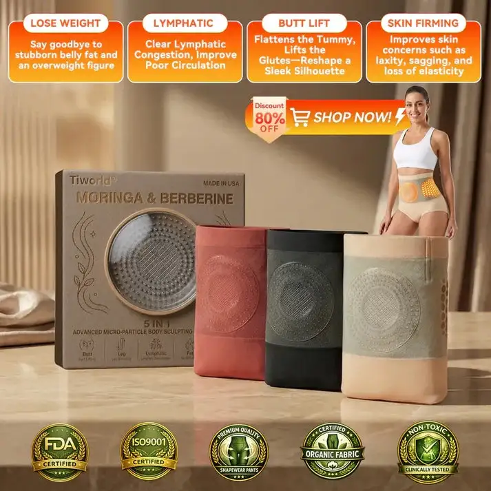 2026 Moringa and Berberine 4-in-1 Microparticle Shaping and Fat Burning Shorts - Image 18